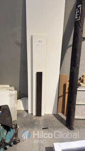 Flat Pack White Cabinet Panels and Miscellaneous Timber Boards