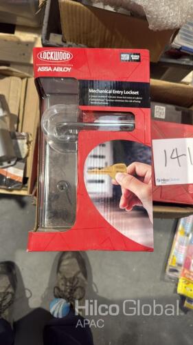 Qty asstd Lockwood ASSA ABLOY Mechanical Entry Locksets, and others