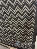 Dusk Black and White Zigzag Pattern Rug - 3
