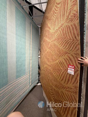 Decorative Leaf Pattern Area Rug