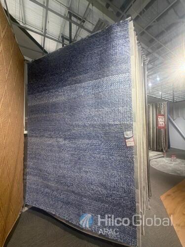 Blue Handwoven Area Approx 2mx3m Rug