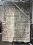 Marcella Area Rug Geometric Pattern, approximate size 2x3 m, wool blend, grey & cream colours, rectangular shape