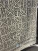 Marcella Area Rug Geometric Pattern, approximate size 2x3 m, wool blend, grey & cream colours, rectangular shape - 3