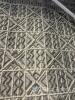 Marcella Area Rug Geometric Pattern, approximate size 2x3 m, wool blend, grey & cream colours, rectangular shape - 4