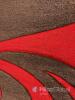 Diamond Rug 2 x 3m Brown and Red Swirl Pattern - 3