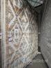 Geometric Pattern Tufted Area Rug, multicolor raised pile design, white base, fringe tassels on ends - 2