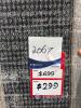 Area Rug rectangular with grey, beige, and black border design, approximate dimensions 2x3 m - 5