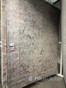Decorative Area Rug, beige and grey floral pattern, rectangular shape, approximate size 2 x 3 metres
