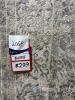 Decorative Area Rug, beige and grey floral pattern, rectangular shape, approximate size 2 x 3 metres - 5