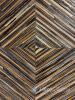Koza Chevron Pattern Cowhide Rug - 3