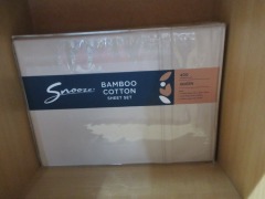 1 x Bamboo Cotton Queen Sheet Sets & 2 x Cotton Queen Sheet Sets - 3