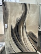 Home Crete Swirl Rug 160x230cm Grey/Charcoal