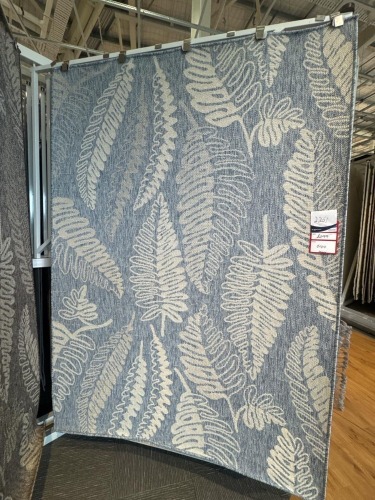 Temple 1703B Fern Blue Rug 160 x 230 cm