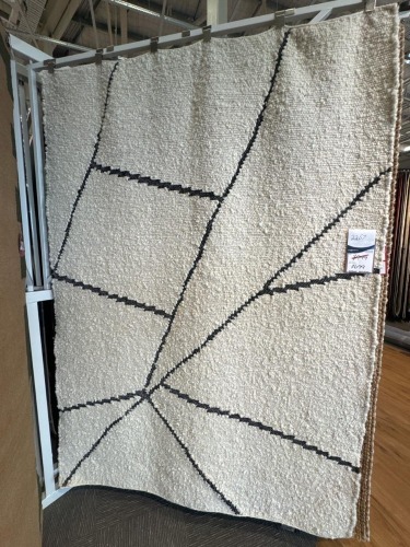 Home Westport Rug Collection Ivory Black 160x230cm