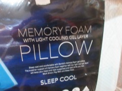 4 x Memory Foam with Gel Pillows - 2
