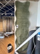 Home Barrow Rug Collection 80x300cm Green Polyester Rug