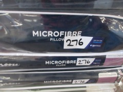3 x Microfibre Medium Profile Pillow - 3