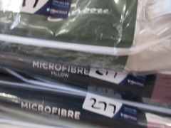 3 x Microfibre Low Profile Pillow - 3
