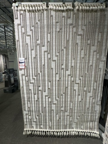 ARES ARES08 Cream/Grey Rug 160x230cm