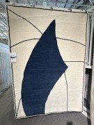DecoRug Como Rug Collection Blue Wool Rug 160x230cm