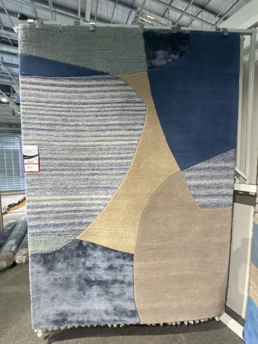 Atelier Rugs Levi Scapes Blue Modern Tufted Rug 160x230cm