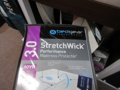 3 x Bedgear Stretchwick 3.0 Mattress Protectors, 2 x Single & 1 x Queen - 2