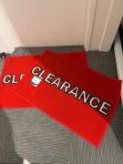 Red Clearance Floor Mats