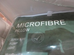 5 x Microfibre Pillows, Low - 2