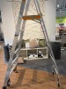 Gorilla PL006-4 Platform Ladder, platform height 1.8 m, hand rail height 0.9 m, nominal weight 20.9 kg, maximum load 150 kg, made to AS/NZS 1892.1:1996, imported by Hartman Group Pty Ltd. - 2