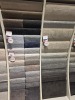 2x Wall of ex display Nylon rugs. Various sizes - Dimensions unknown
