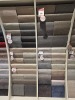 2x Wall of ex display rugs. Various sizes - Dimensions unknown