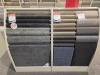4x Panels of ex display rugs. Various sizes - Dimensions unknown. Fixture included - 2