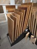 12x Hard wood display fixtures of various styles\sizes. Must take all inc. contents. - 3