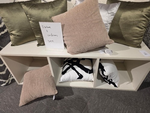 Fixture & Cushions. Sold as lot