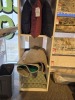 1 fixture inc. cushions & 3x rugs of size/specs + cage of mixed rugs and cushions. must take cage and fixture. - 2