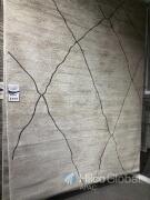 Crete Rug 200 x 290 cm, beige and black abstract linear design, rectangular shape