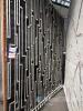 Black and White Geometric Patterned Area Rug - 2