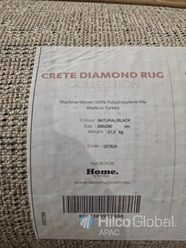 Home DecoRug Crete Diamond Rug 200x290cm