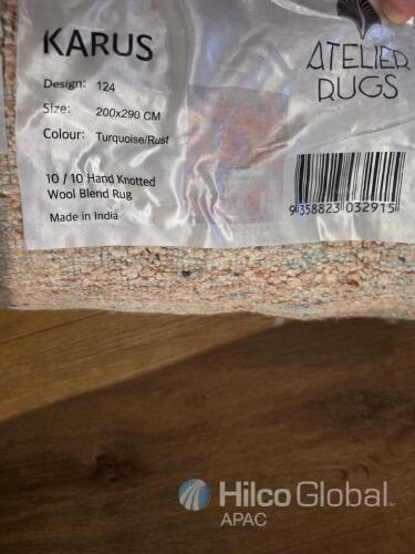 Atelier Rugs Karus Wool Blend Rug 200x290cm