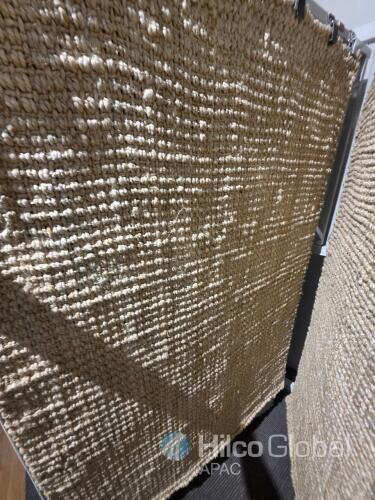DecoRug Borneo Hand Spun Bleached Jute Rug 120 x 170 cm