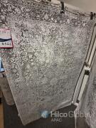 Modern Grey Pattern Area Rug, 240 x 160 cm