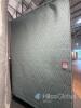 Large rectangular area rug with blue and white geometric diamond pattern RRP $319.