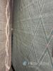 Large rectangular area rug with blue and white geometric diamond pattern RRP $319. - 3