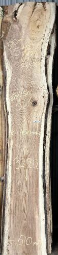 English Oak Timber Slab: 3.28m x 510mm x 38mm