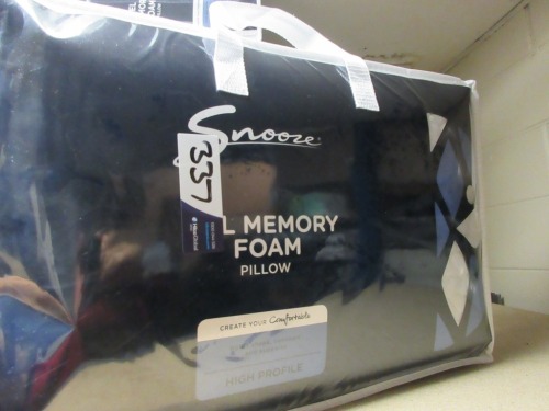 6 x Snooze Gel Memory Foam Pillows