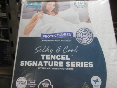 2 x Queen Mattress Protectors, Tencel Signature Series