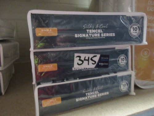 3 x Single Mattress Protectors, Tencel Signature Series