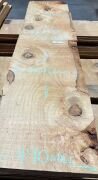 Bunya Pine Boards, 1.64m x 470mm x 50mm x 5 pieces