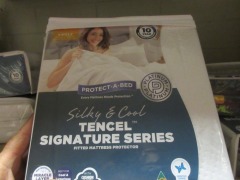 3 x Single Mattress Protectors, Tencel Signature Series - 2