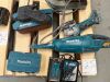 Makita DCL180 Vacuum, Makita 9910 Belt Sander, Makita DC18RC Charger, Makita Angle Grinder - 3